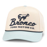 Bronco Light Blue Cream Cap