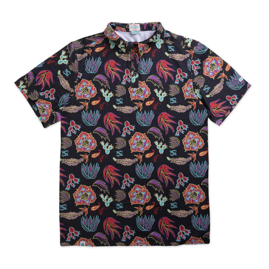 High Noon Performance Polo - Electric Desert