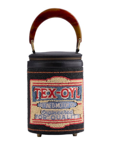 TEX-OYL HAND BEADED HANDBAG
