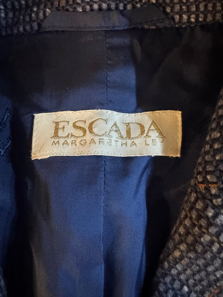 Vintage Blue M Tweed Blazer