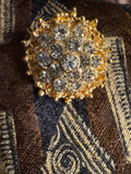 The Art Deco Custom Rhinestone Silk Tie