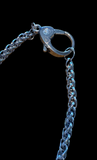 Vintage Horse Bit Brw Ornate Silver Necklace