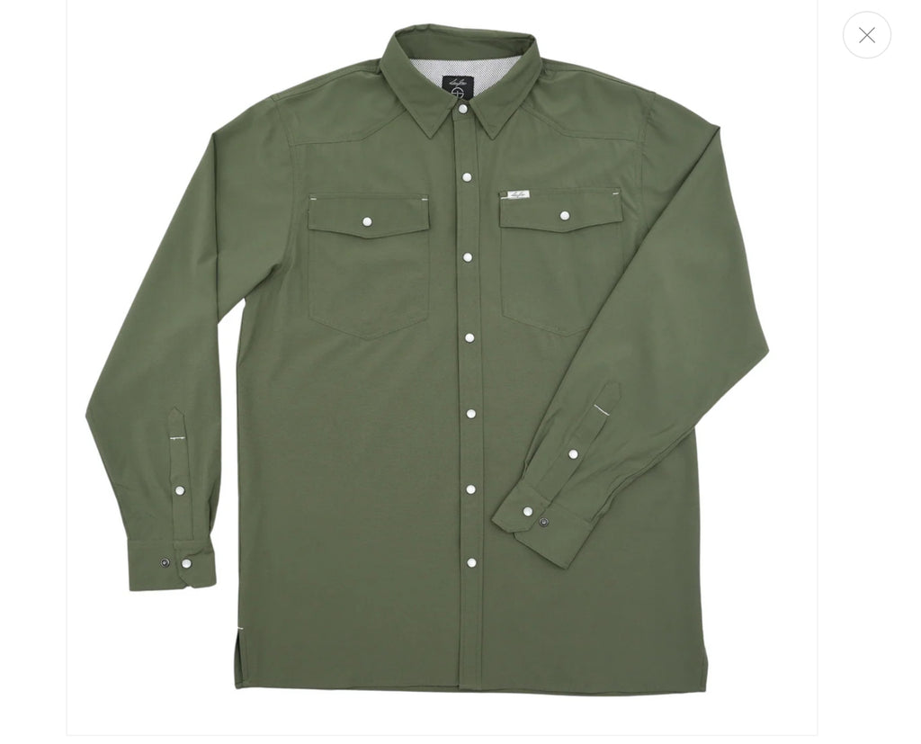 Men's Long Sleeve Performance Shirt Pearl Snap