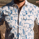 Big Horn Meadow Pearl Snap TexFlex®️ Shirt