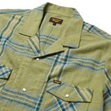Whippersnapper S/S Moss Grid Plaid Pearl Snaps
