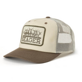 HERD TRUCKER MESH SNAPBACK CREAM/WOODLAND