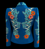 Rickrageous Blue Swarovski Jacket S