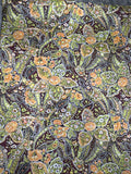 Frontier Green Paisley Silk Scarf Wild Rag