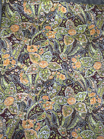 Frontier Green Paisley Silk Scarf Wild Rag