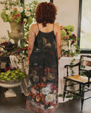 FLIGHT OF FANCY SLIP DRESS HUMMINGBIRDS