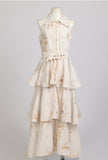 Champagne Meadow Tiered Maxi Dress