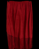 Vintage Suede Fringe Top Skirt Set Patricia Wolf S