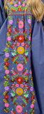 Blue Gingham Dress Tina Incredible Embroidery