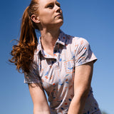 Texas Wildflowers Ladies Polo