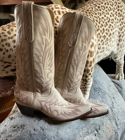 YKY Old Gringo Jena Star Inlay Crackle Boots 8