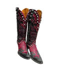 Raelene 13” Studs Black/Red 7