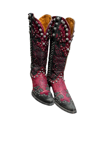Raelene 13” Studs Black/Red 7