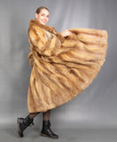RED FOX COAT LUXURY FUR VINTAGE PERFECT M