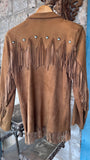 Fringe Leather Vintage Jacket