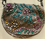 New Vintage Kippys Leather Crystal Purse