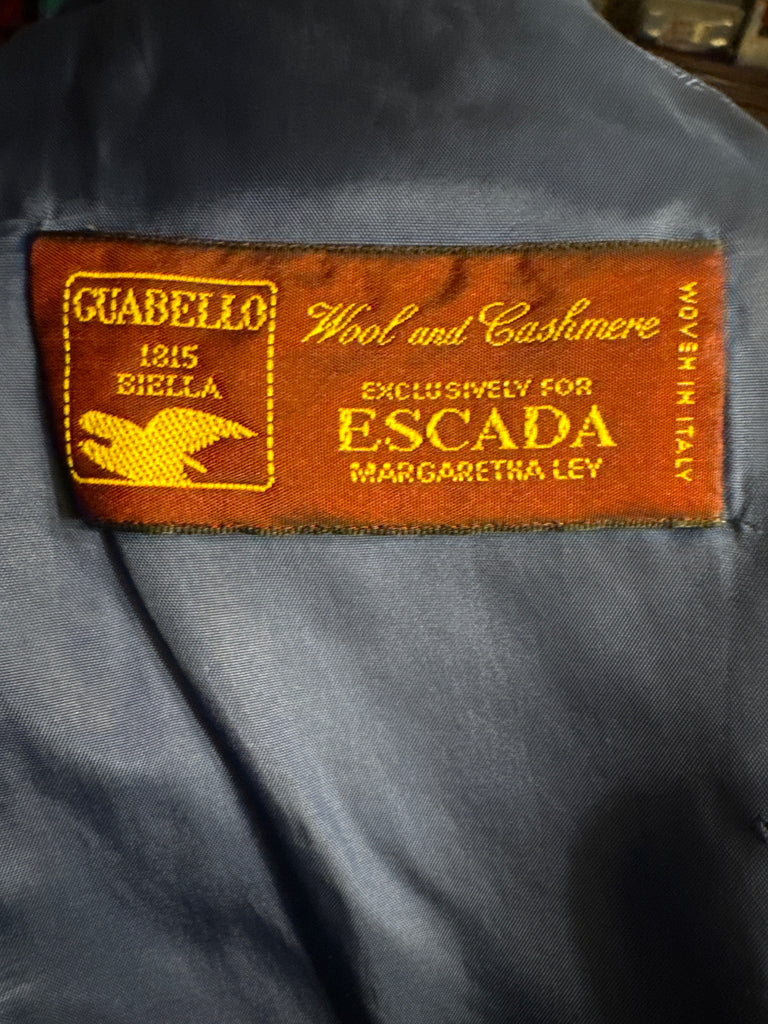 Vintage Blue M Tweed Blazer