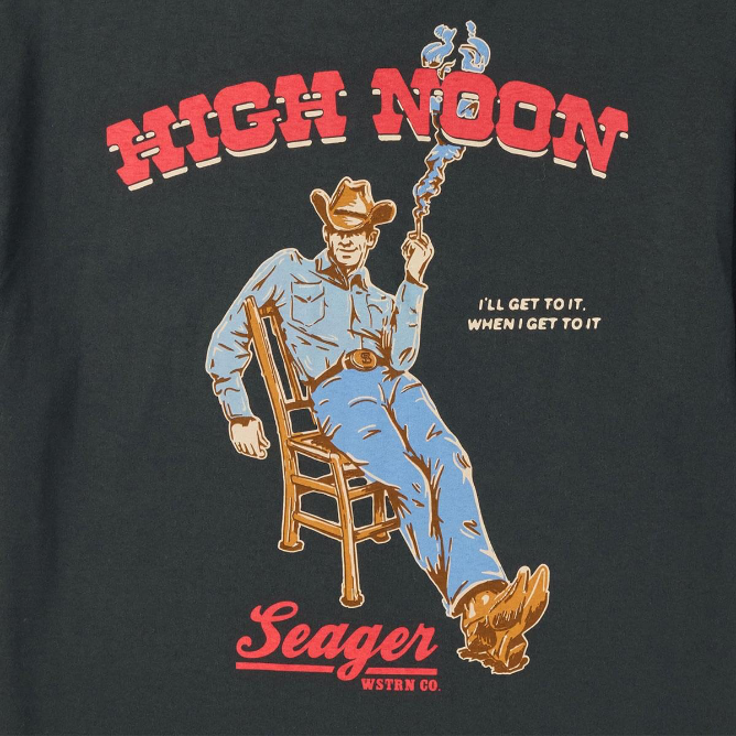 HIGH NOON TEE VINTAGE BLACK