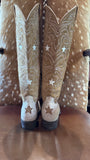 YKY Old Gringo Jena Star Inlay Crackle Boots 8