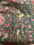 Ralph Lauren Country Vintage Wrap Skirt Persian Animal Tree of Life