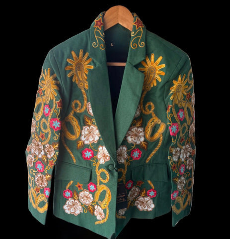 Bronc Rider & Horseshoe Embroidered Jacket