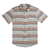 BOQUILLAS S/S SHIRT SONOTA STRIPE BRW/BLUE￼