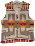 Vintage Chief Joseph Wool Vest XL 42