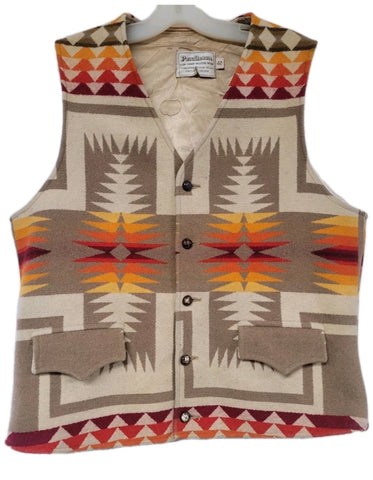 Vintage Chief Joseph Wool Vest XL 42