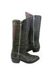 RAZZ SIDE ZIPPER COWBOY BOOTS 8M