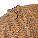 Sawtoof S/S Gold Mini Check Plaid