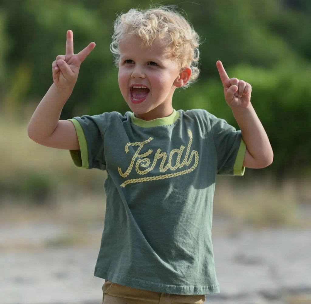 Feral Vintage Youth Ringer Te