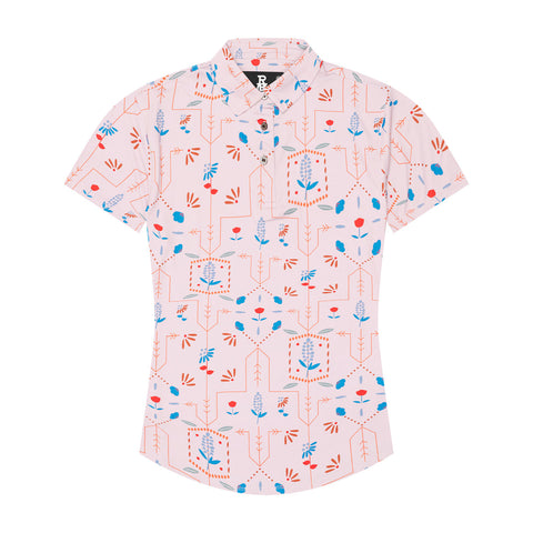 Texas Wildflowers Ladies Polo