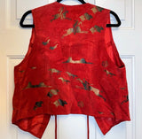 Vintage Warrior Hunters Hand Painted Vest