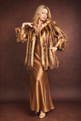 AUTHENTIC GERMAN SABLE FUR JACKET