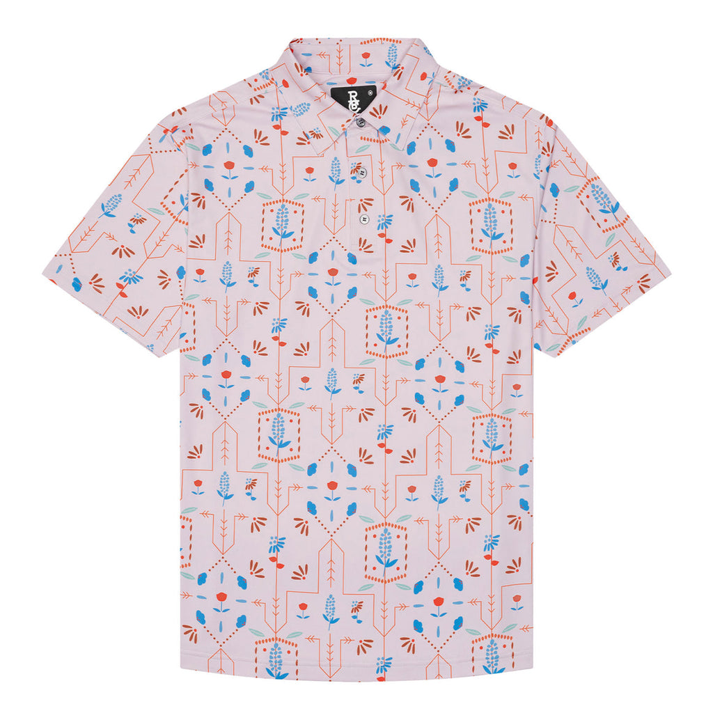 Texas Wildflowers Polo Shirt