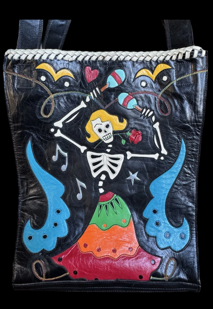 Rocketbuster Vintage Day of Dead Purse