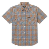 Sawtoof S/S Faded Navy Pearl Snap Shirt
