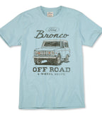 Bronco Off Road 4 Wheel Drive Vintage Blue T-Shirt