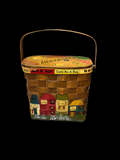 Vintage 1960’s San Antonio Penny Woven Wood Handbag