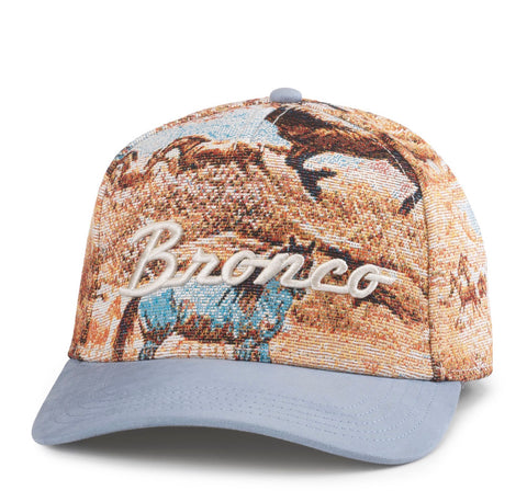 Bronco Horse Tapestry Cap Licensed