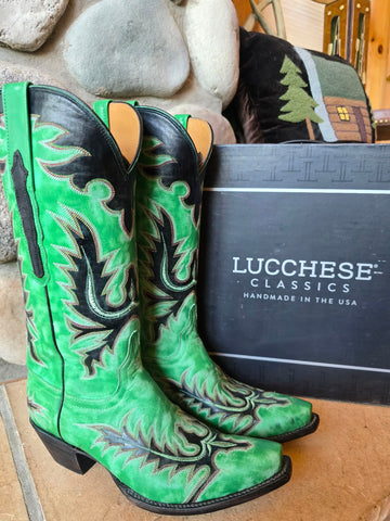 Lucchese 1883 Mad Dog Boots Worn 1X 8.5B