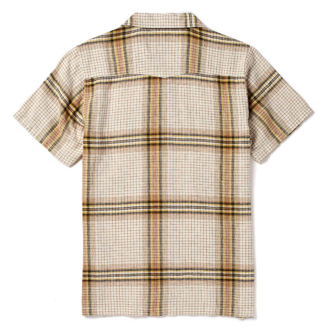 Whippersnapper S/S White Grid Pearl Snap Shirt