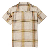 Whippersnapper S/S White Grid Pearl Snap Shirt