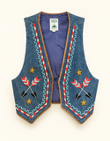 Hairston Roberson Vest Beaded Arrows Vintage