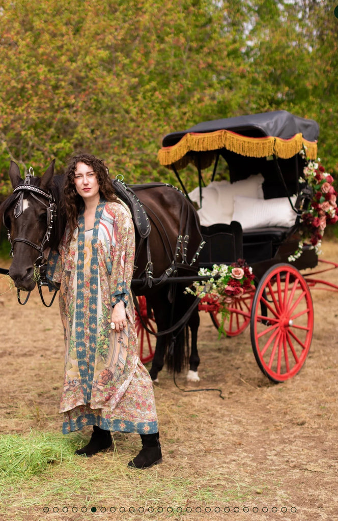 Love Revolution Opera Duster Kimono Robe O/S