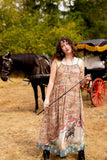 Love Revolution Bohême Slip Dress with Horse